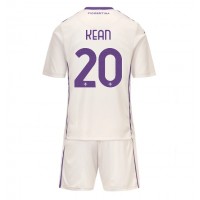 Fotbalové Dres Fiorentina Moise Kean #20 Dětské Venkovní 2025-26 Krátký Rukáv (+ trenýrky)